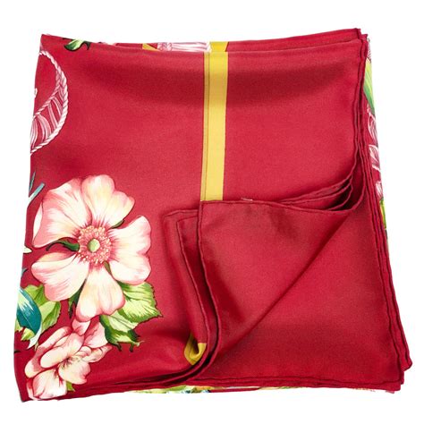 Regina Hermes Scarf by Leila Menchari Red CW RARE Early Issue